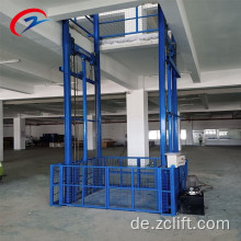 Vier Post Guide Rail Cargo Lift